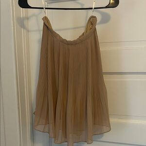 Forever 21 Light Brown A-Line Skirt